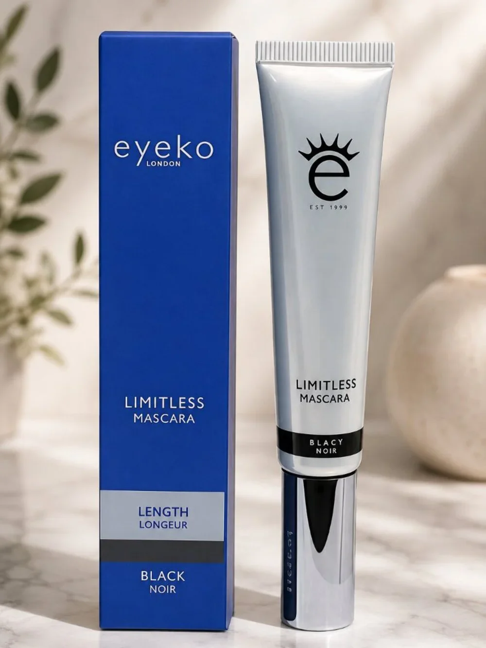 Eyeko London Limitless Mascara – Black | Lengthening | Length | NEW